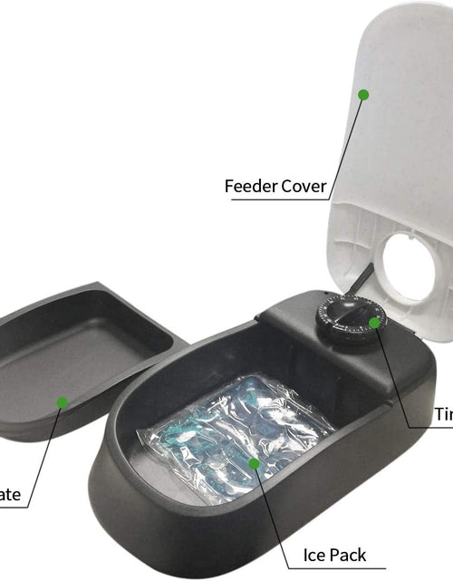 Load image into Gallery viewer, Automatic Pet Feeder for Dogs and Cats, 1.5 Cup Food Dispenser Feeder with 48-Hour Timer - Single
