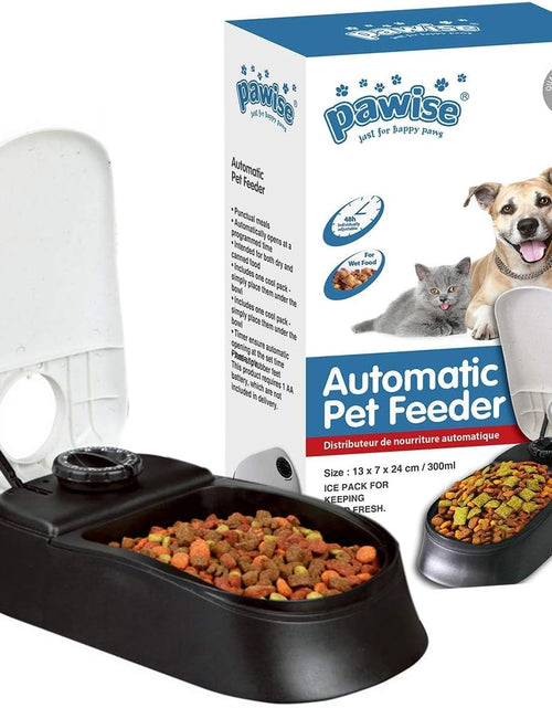 Load image into Gallery viewer, Automatic Pet Feeder for Dogs and Cats, 1.5 Cup Food Dispenser Feeder with 48-Hour Timer - Single
