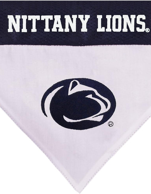 Load image into Gallery viewer, Collegiate Pet Accessories, Reversible Bandana, Penn State Nittany Lions, Large/X-Large
