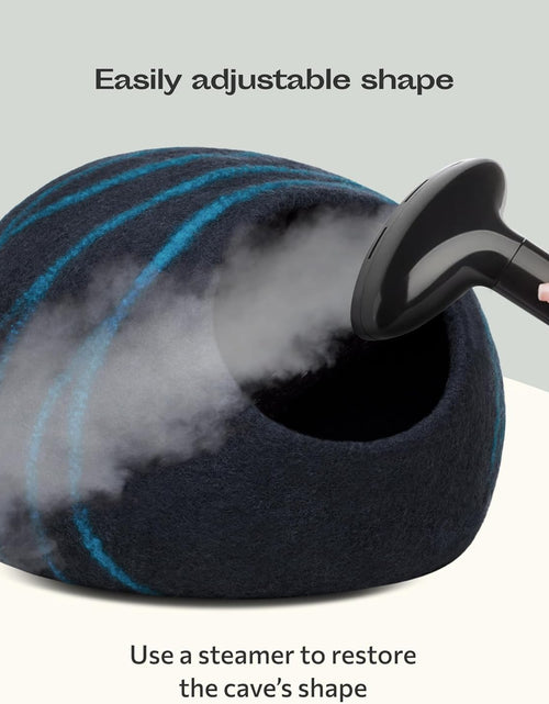 Load image into Gallery viewer, Premium Cat Bed Cave (Large) - Eco Friendly 100% Merino Wool Beds for Cats and Kittens

