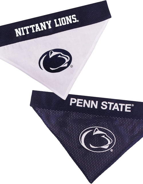 Load image into Gallery viewer, Collegiate Pet Accessories, Reversible Bandana, Penn State Nittany Lions, Large/X-Large
