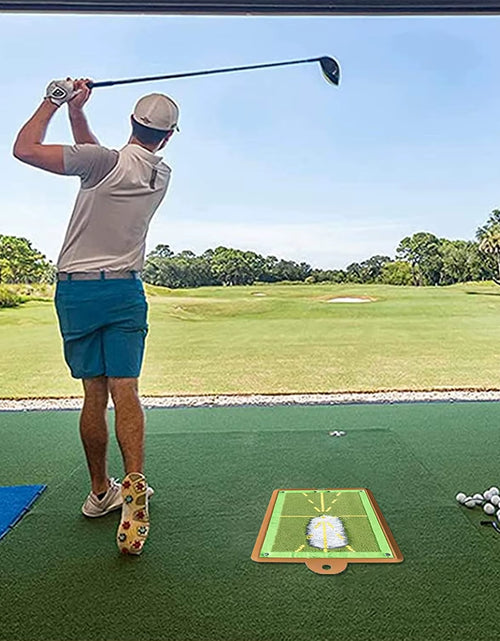Load image into Gallery viewer, SwingPerfect Golf Training Mat – Portable Swing Detection &amp; Impact Tracing Aid for Better Golf Shots
