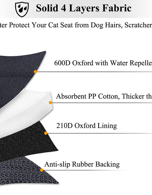 Load image into Gallery viewer, Dog Seat Covers, Dog Backseat Cover Pet Bench Protectors with Anti-Slip Backing, Back Seats Cover Rear Seat Covers Car Seat Cover for Dogs, Heather Khaki, 46" L * 52" W
