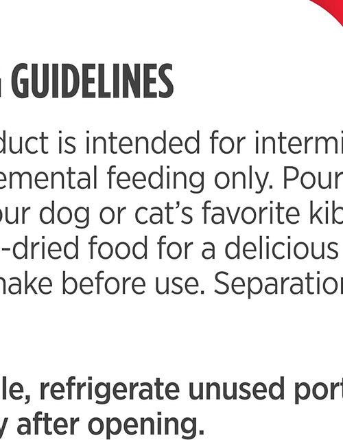 Load image into Gallery viewer, Freestyle Bone Broth, Premium Food Topper for Cats and Dogs, with Collagen and Chondroitin Sulfate to Help Boost the Quality of Your Pet’S Coat and Skin, 20 FL Oz Pouch
